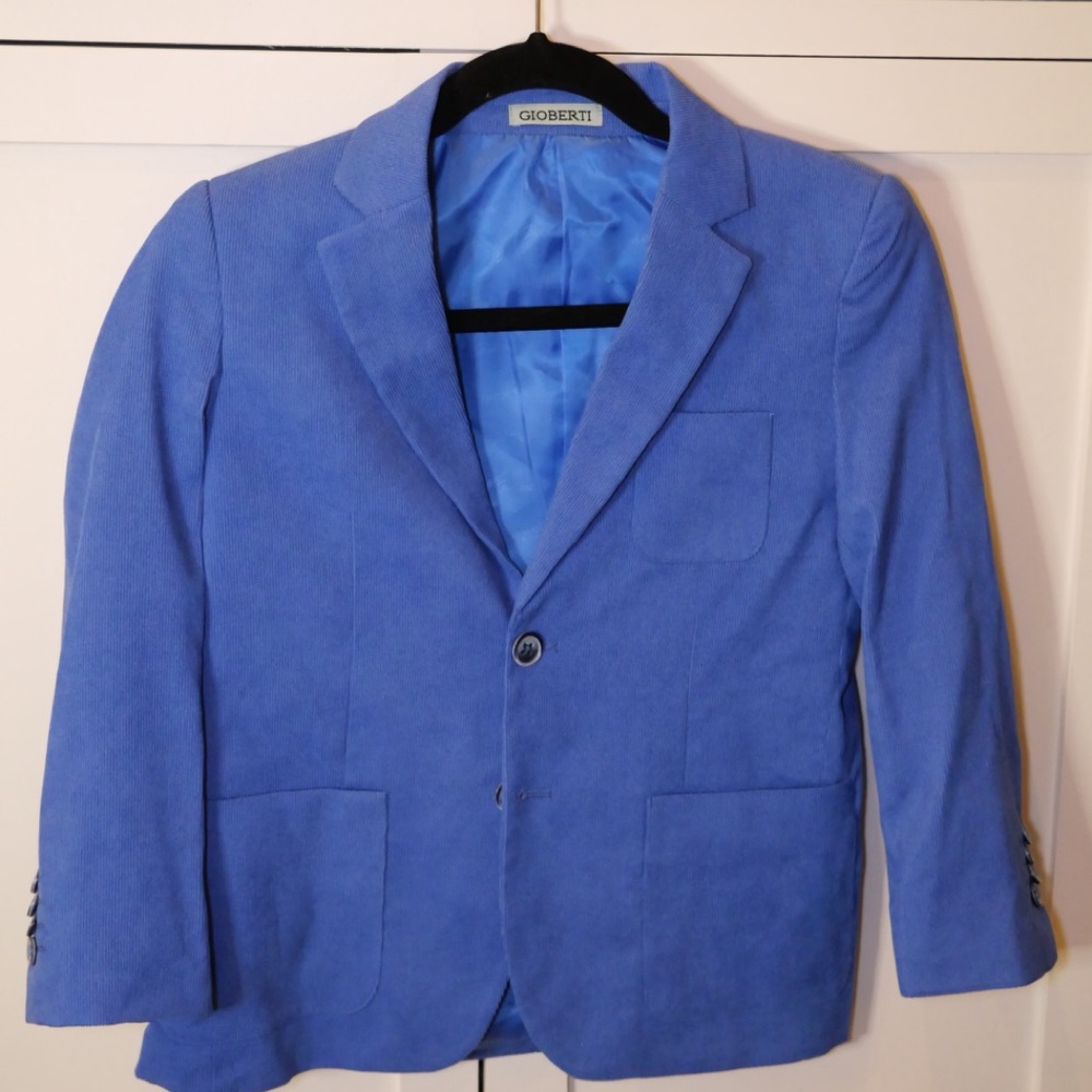 Gioberti boys blue corduroy jacket in great condition.